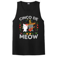 Cinco De Meow Mexican Kawaii Cat Kitten PosiCharge Competitor Tank