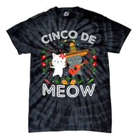 Cinco De Meow Mexican Kawaii Cat Kitten Tie-Dye T-Shirt