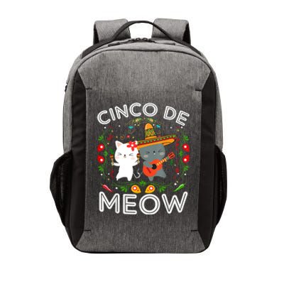 Cinco De Meow Mexican Kawaii Cat Kitten Vector Backpack