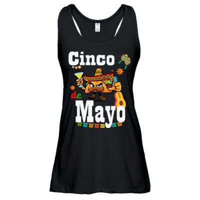CINCO de MAYO fiesta Mexican victory day may the 5th Ladies Essential Flowy Tank