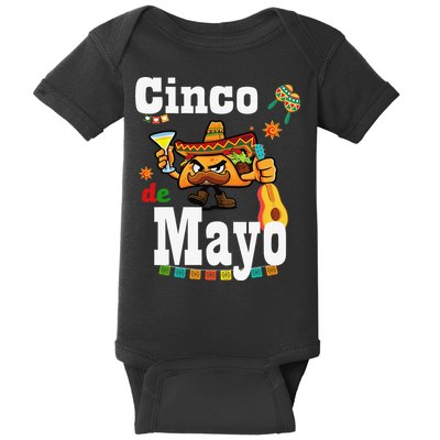 CINCO de MAYO fiesta Mexican victory day may the 5th Baby Bodysuit