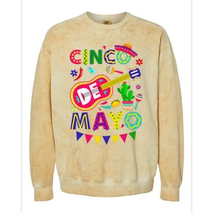 Cinco De Mayo Mexican Fiesta 5 De Mayo Funny Cinco de Mayo Colorblast Crewneck Sweatshirt