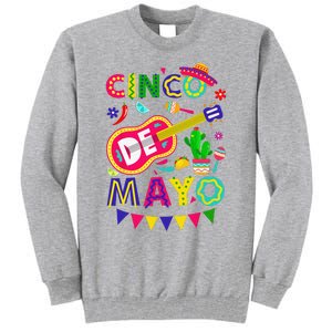 Cinco De Mayo Mexican Fiesta 5 De Mayo Funny Cinco de Mayo Tall Sweatshirt