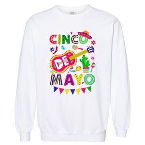 Cinco De Mayo Mexican Fiesta 5 De Mayo Funny Cinco de Mayo Garment-Dyed Sweatshirt