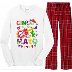 Cinco De Mayo Mexican Fiesta 5 De Mayo Funny Cinco de Mayo Long Sleeve Pajama Set