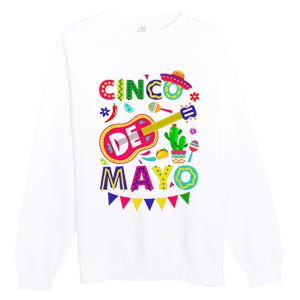 Cinco De Mayo Mexican Fiesta 5 De Mayo Funny Cinco de Mayo Premium Crewneck Sweatshirt