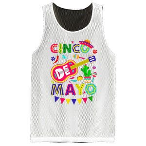 Cinco De Mayo Mexican Fiesta 5 De Mayo Funny Cinco de Mayo Mesh Reversible Basketball Jersey Tank