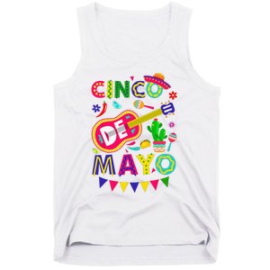 Cinco De Mayo Mexican Fiesta 5 De Mayo Funny Cinco de Mayo Tank Top