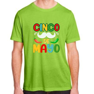 Cinco De Mayo Unny Beard Gift Adult ChromaSoft Performance T-Shirt