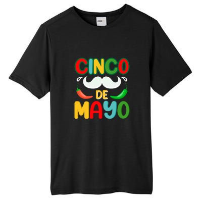 Cinco De Mayo Unny Beard Gift Tall Fusion ChromaSoft Performance T-Shirt