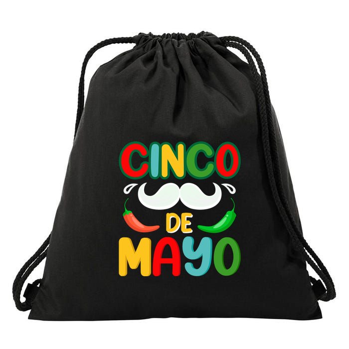 Cinco De Mayo Unny Beard Gift Drawstring Bag