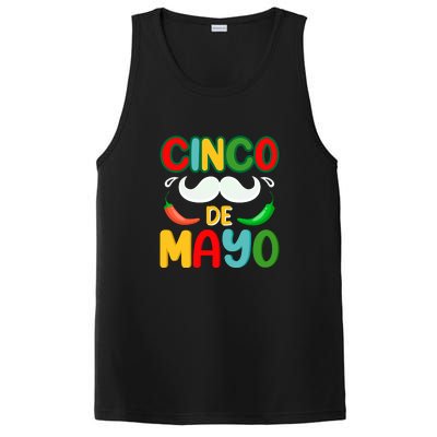 Cinco De Mayo Unny Beard Gift PosiCharge Competitor Tank