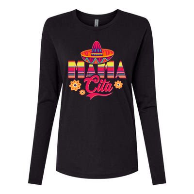 Cinco De Mayo Mama Cita Womens Cotton Relaxed Long Sleeve T-Shirt