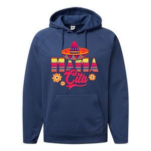 Cinco De Mayo Mama Cita Performance Fleece Hoodie