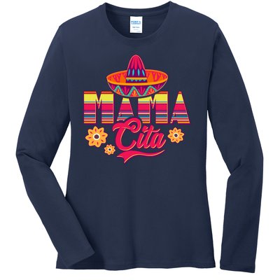 Cinco De Mayo Mama Cita Ladies Long Sleeve Shirt