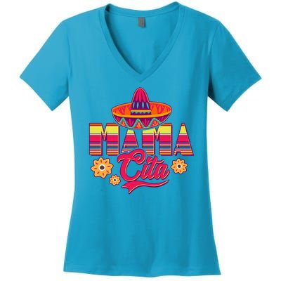 Cinco De Mayo Mama Cita Women's V-Neck T-Shirt