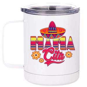 Cinco De Mayo Mama Cita 12 oz Stainless Steel Tumbler Cup