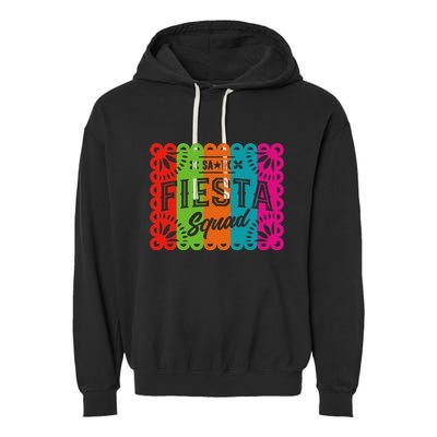 Cinco De Mayo 2024 Fiesta Squad Fiesta San Antonio Texas Garment-Dyed Fleece Hoodie