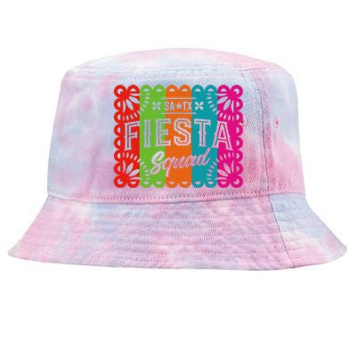 Cinco De Mayo 2024 Fiesta Squad Fiesta San Antonio Texas Tie-Dyed Bucket Hat