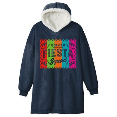 Cinco De Mayo 2024 Fiesta Squad Fiesta San Antonio Texas Hooded Wearable Blanket