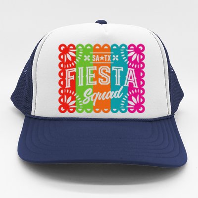 Cinco De Mayo 2024 Fiesta Squad Fiesta San Antonio Texas Trucker Hat