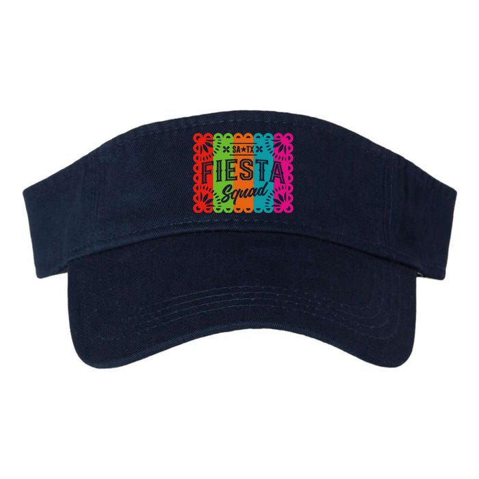 Cinco De Mayo 2024 Fiesta Squad Fiesta San Antonio Texas Valucap Bio-Washed Visor