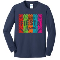 Cinco De Mayo 2024 Fiesta Squad Fiesta San Antonio Texas Kids Long Sleeve Shirt