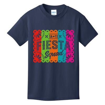Cinco De Mayo 2024 Fiesta Squad Fiesta San Antonio Texas Kids T-Shirt