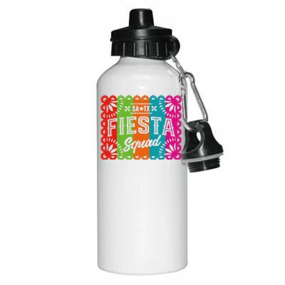 Cinco De Mayo 2024 Fiesta Squad Fiesta San Antonio Texas Aluminum Water Bottle 