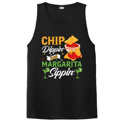 Cinco De Mayo Chip Dippin And Margarita Sippin PosiCharge Competitor Tank