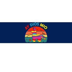 Cinco De Mayo Ay Dios Mio Let Fiesta Funny Mexican Bumper Sticker