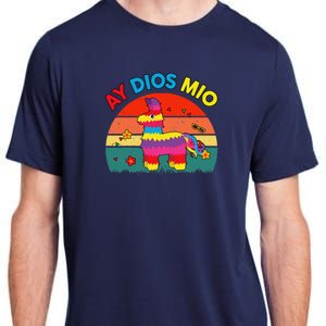 Cinco De Mayo Ay Dios Mio Let Fiesta Funny Mexican Adult ChromaSoft Performance T-Shirt