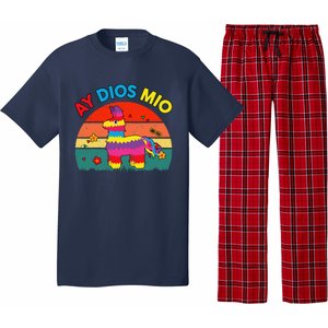 Cinco De Mayo Ay Dios Mio Let Fiesta Funny Mexican Pajama Set