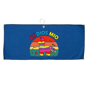 Cinco De Mayo Ay Dios Mio Let Fiesta Funny Mexican Large Microfiber Waffle Golf Towel