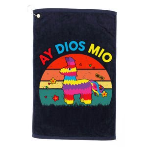 Cinco De Mayo Ay Dios Mio Let Fiesta Funny Mexican Platinum Collection Golf Towel