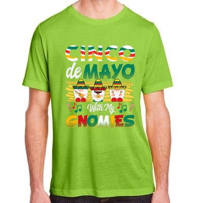 Cinco De Mayo With My Gnomies Mexican Gnome Lovers T Adult ChromaSoft Performance T-Shirt