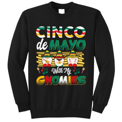 Cinco De Mayo With My Gnomies Mexican Gnome Lovers T Sweatshirt