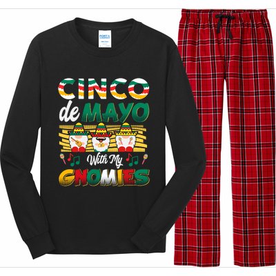 Cinco De Mayo With My Gnomies Mexican Gnome Lovers T Long Sleeve Pajama Set