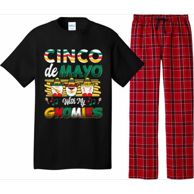 Cinco De Mayo With My Gnomies Mexican Gnome Lovers T Pajama Set