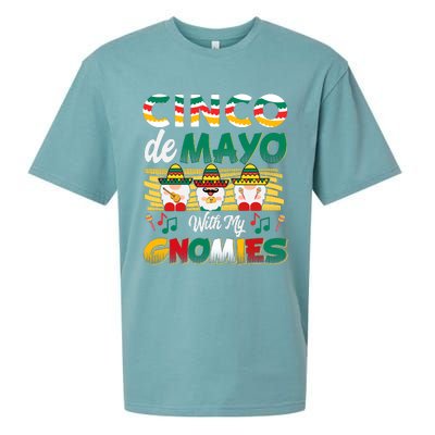 Cinco De Mayo With My Gnomies Mexican Gnome Lovers T Sueded Cloud Jersey T-Shirt