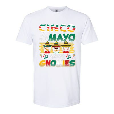 Cinco De Mayo With My Gnomies Mexican Gnome Lovers T Softstyle CVC T-Shirt