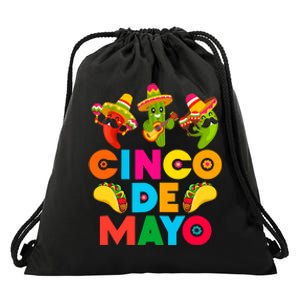 Cinco De Mayo Fiesta Surprise Camisa 5 De Mayo Viva Mexico Drawstring Bag