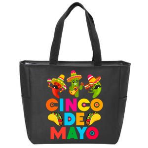 Cinco De Mayo Fiesta Surprise Camisa 5 De Mayo Viva Mexico Zip Tote Bag