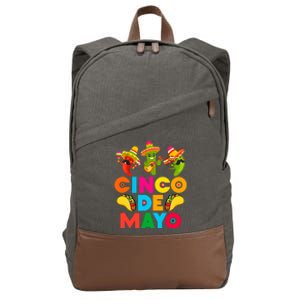 Cinco De Mayo Fiesta Surprise Camisa 5 De Mayo Viva Mexico Cotton Canvas Backpack