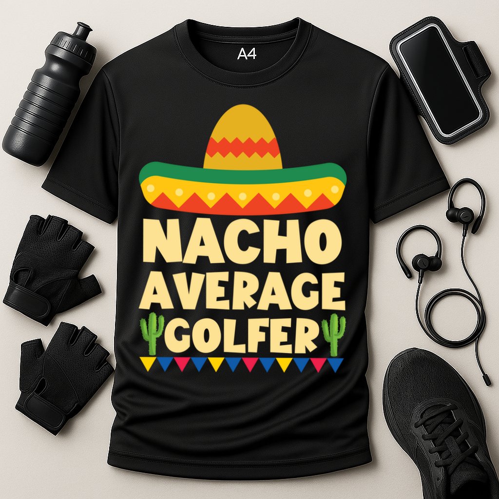 Cinco De Mayo Mexican Golf Gift Nacho Average Golfer Cute Gift Cooling Performance Crew T-Shirt
