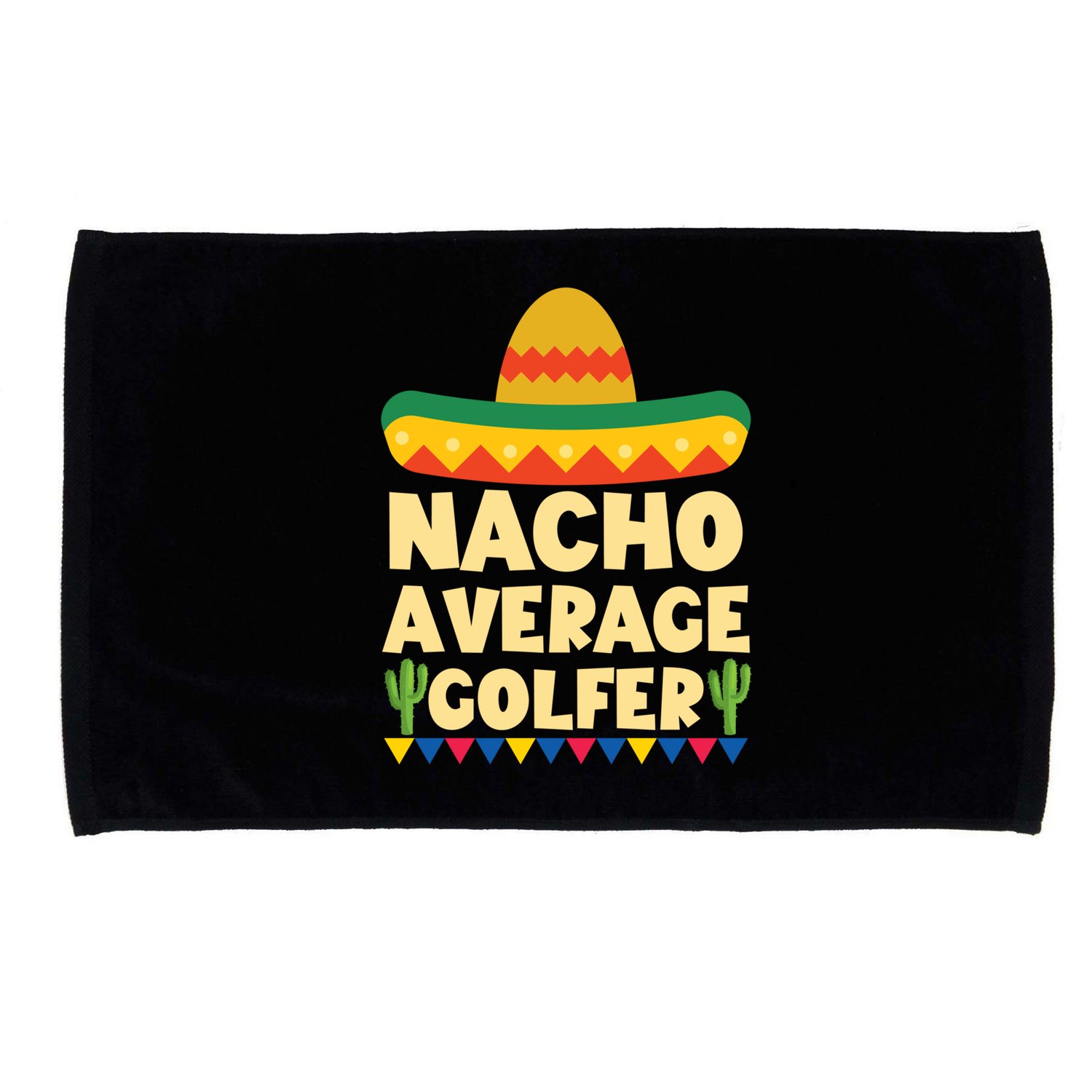 Cinco De Mayo Mexican Golf Gift Nacho Average Golfer Cute Gift Microfiber Hand Towel
