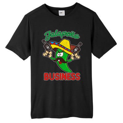 Cinco De Mayo Jalapeno Business Funny Cinco De Mayo O Gift Tall Fusion ChromaSoft Performance T-Shirt