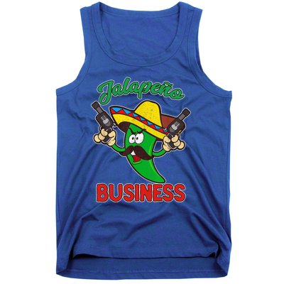 Cinco De Mayo Jalapeno Business Funny Cinco De Mayo O Gift Tank Top