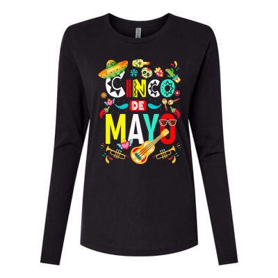 Cinco De Mayo Mexican Fiesta 5 De Mayo Womens Cotton Relaxed Long Sleeve T-Shirt