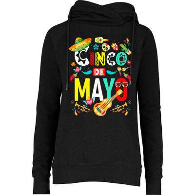 Cinco De Mayo Mexican Fiesta 5 De Mayo Womens Funnel Neck Pullover Hood